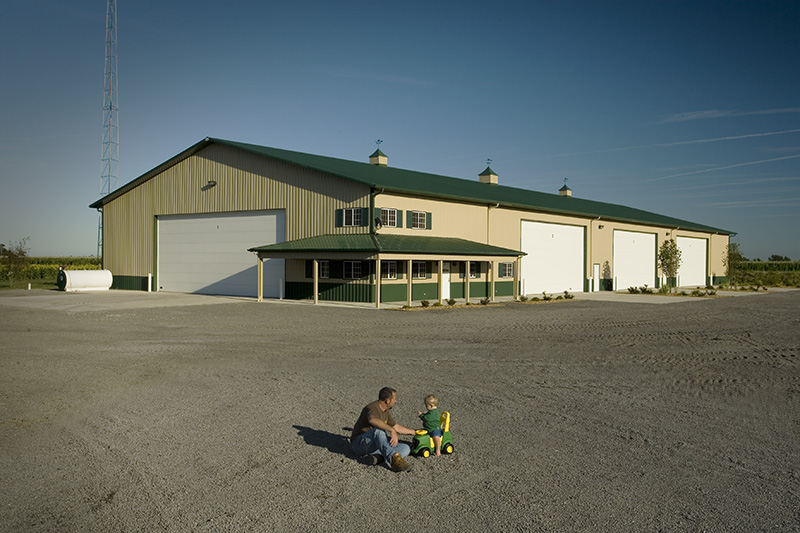 Ag Equipment Shop with Farm Office Kankakee, IL FBi Buildings